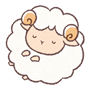 ひつじの睡眠イラスト