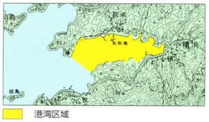 荻浜港　位置図