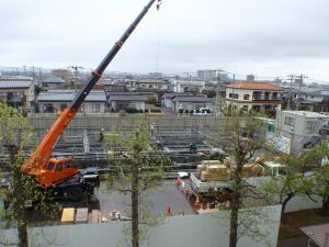 名取手倉田第二住宅の基礎配筋の写真