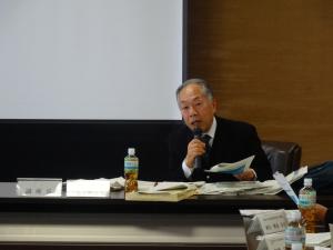 江成副座長発言の様子