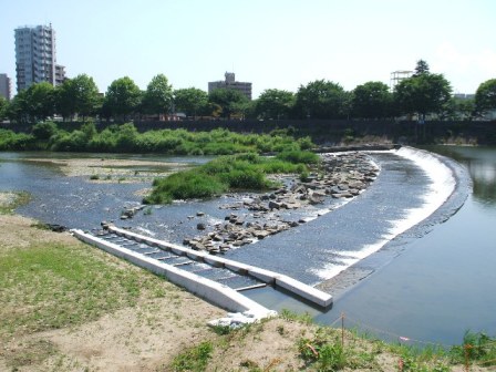 広瀬川郡山堰