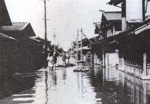 カスリン台風被害状況