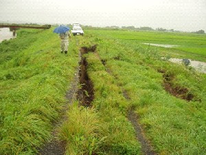 宮城県北部を震源とする地震による河川施設被災状況