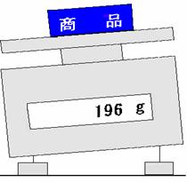 不適正に設置されたはかり