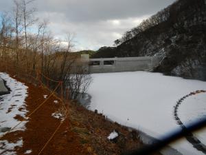 1月10日（左岸側から堤体）