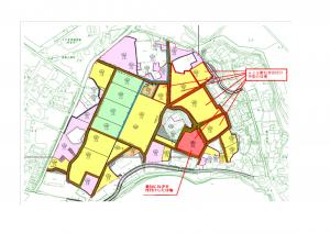 現場位置、作付けエリア（※図面2枚）