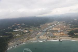 中島海岸における被災状況写真