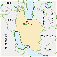 画像：イラン地図