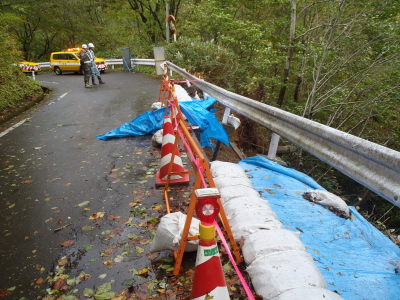 写真・青根蔵王線被災状況2