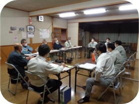 中山間地域維持・活性化のための話し合いの写真