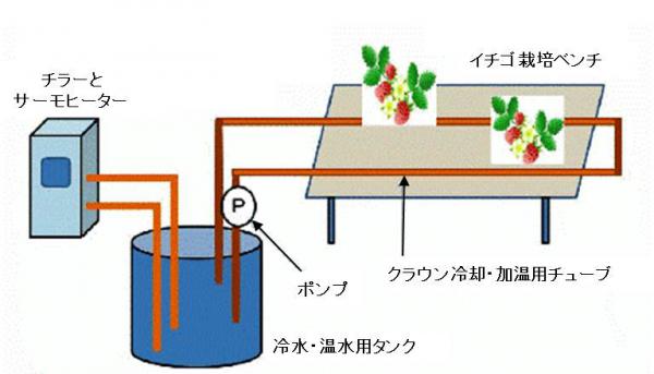 クラウン温度制御システムのイメージ