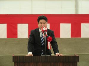 和田政宗参議院議員の挨拶