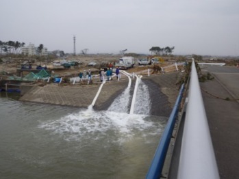 大堀排水機場周辺の写真1