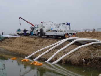 大堀排水機場周辺の写真2