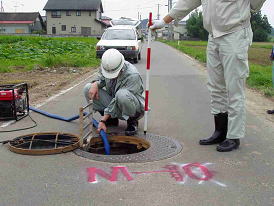 施設点検パトロール状況の写真1