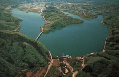 釜房湖全景（画像）