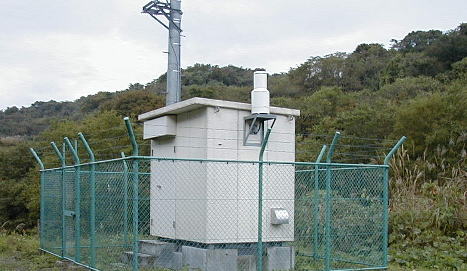 九ノ森雨量観測所の写真です