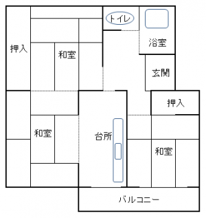 石巻住宅間取り図