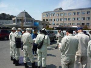 写真　現地調査　石巻・女川　23年4月15日(2)