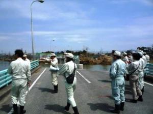 写真　現地調査　東松島・松島・塩釜　23年4月18日(3)