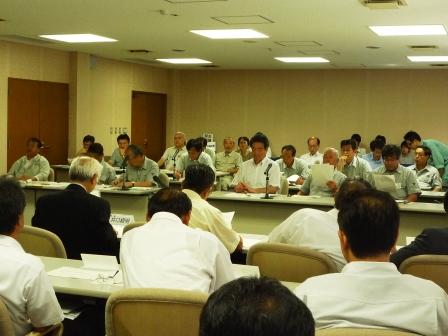 写真　意見交換会　岩沼市議会　23年9月8日(2)