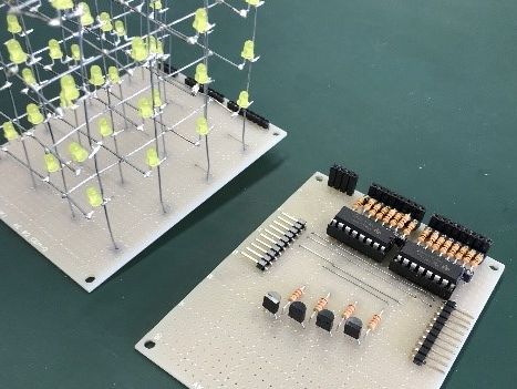 LEDキューブの作成過程6