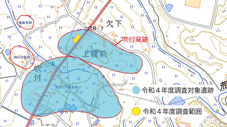 大衡村遺跡地図2