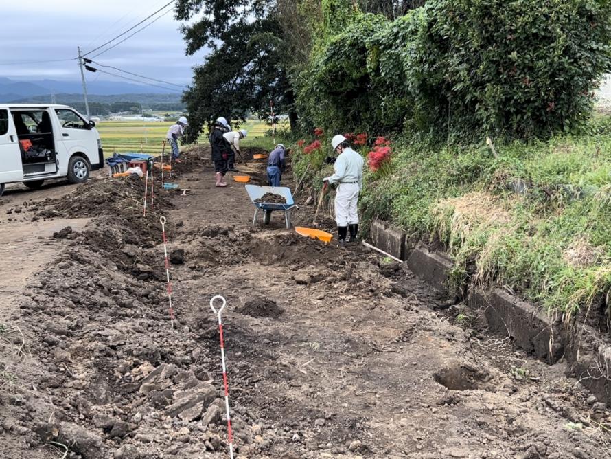 写真1遺構検出状況