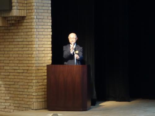 写真:閉会挨拶の様子