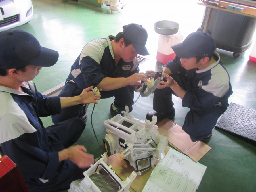 エアコンユニット構造確認