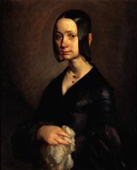 ジャン・フランソワ・ミレー《ポーリーヌ・V・オノの肖像》