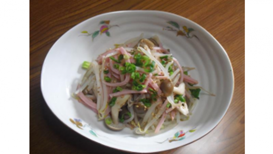 もやしときのこの中華サラダ