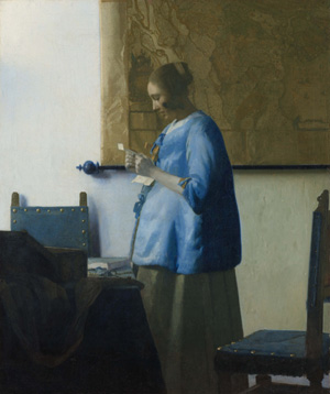 フェルメール「手紙を読む青衣の女」