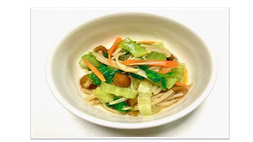 青菜のなめたけ和え
