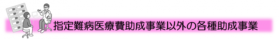 指定難病医療費助成事業以外の各種助成事業