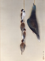 HAYAMI Gyoshu, Pigeon and Sparrows, 1927