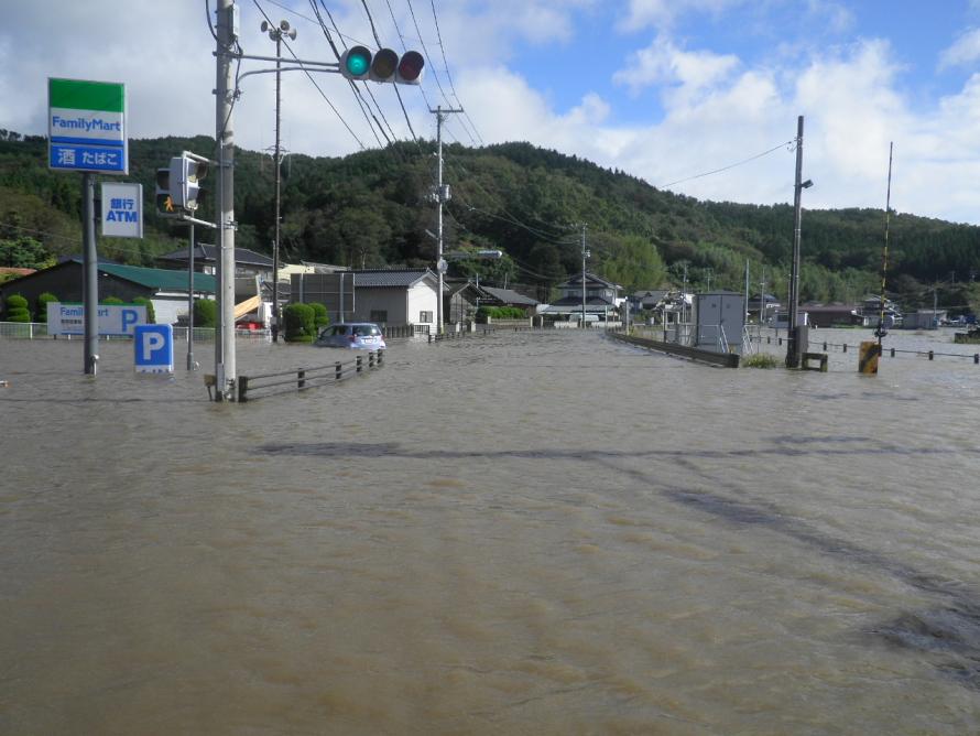 冠水状況