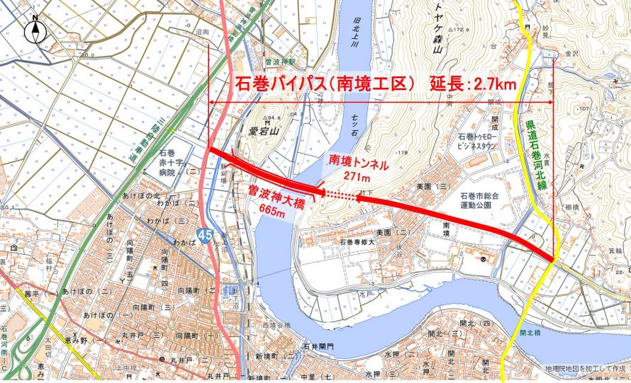南境工区計画図