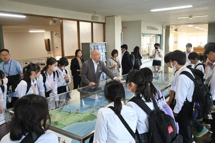 北方館での説明