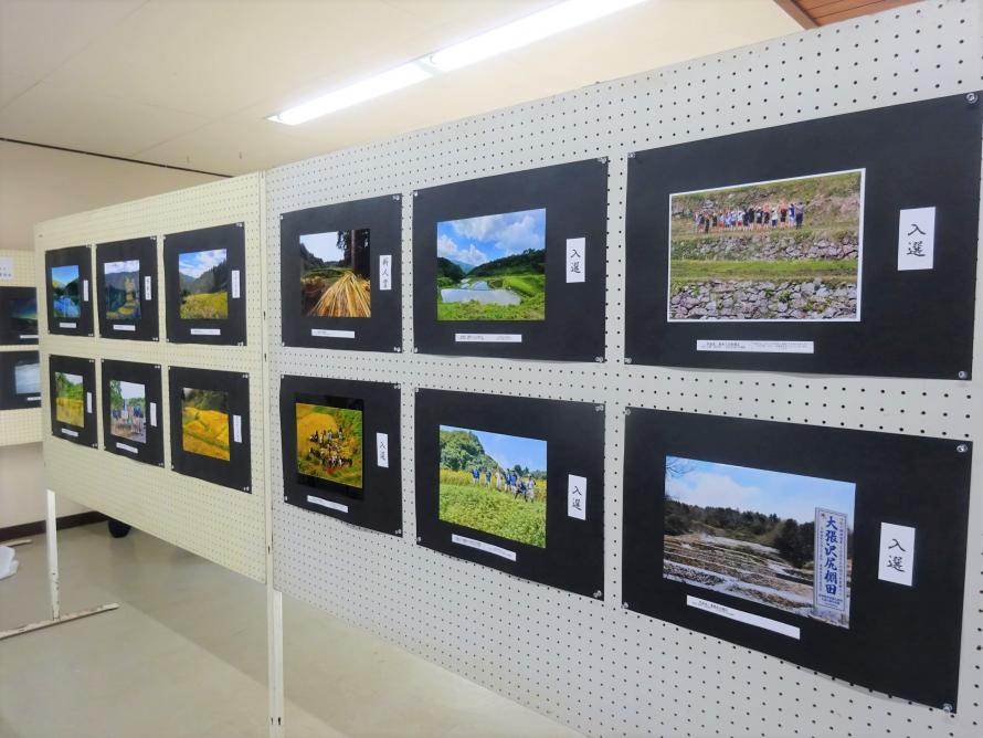棚田写真コンテスト作品展の様子