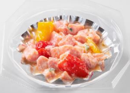 宮城県産サーモンのヨーグルトソース