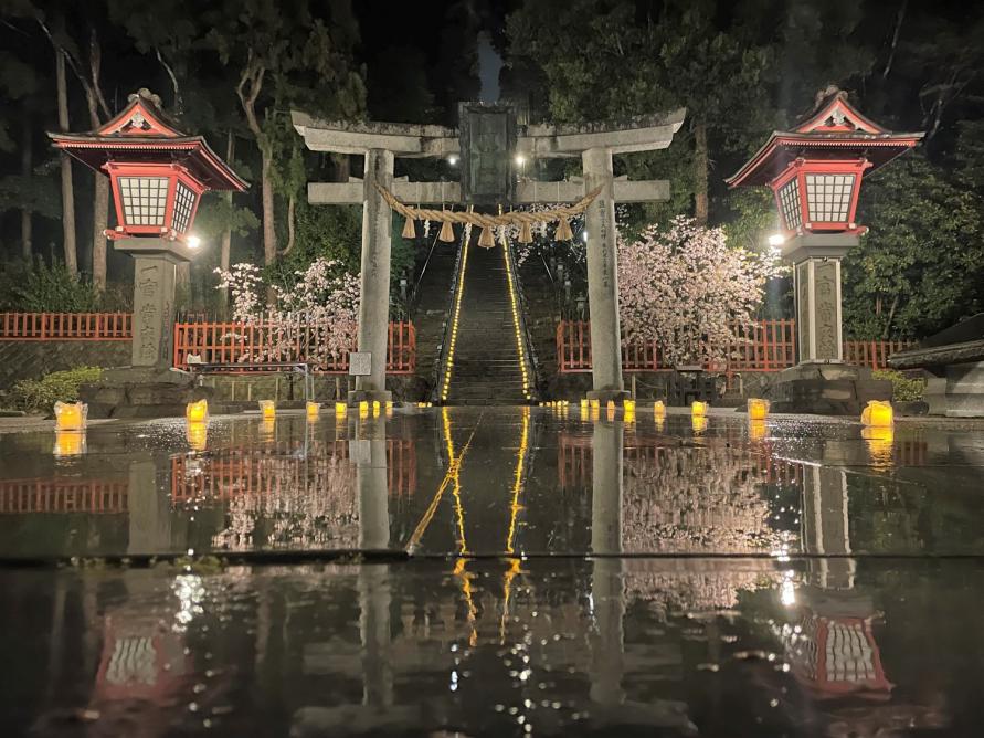 塩竃市　しおがまさま神々の花灯り