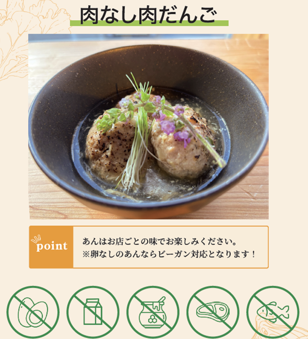 肉なし肉だんご