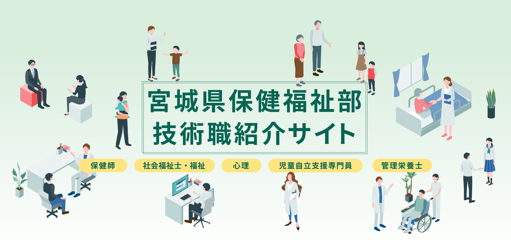 宮城県保健福祉部技術職紹介サイト