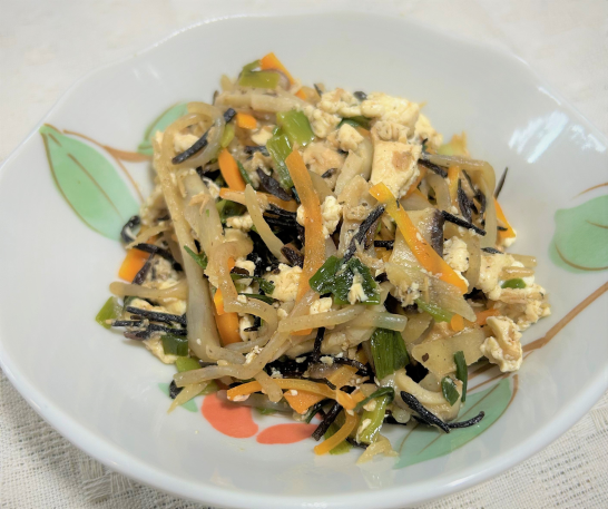 まごわやさしい炒り豆腐