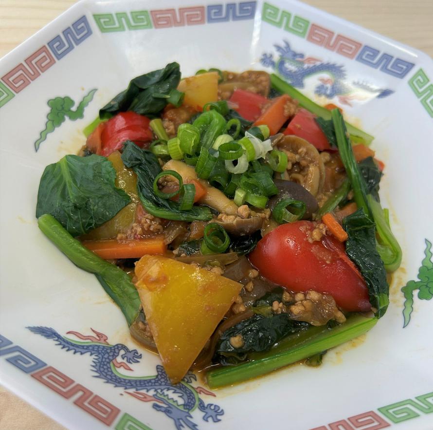 野菜たっぷり麻婆